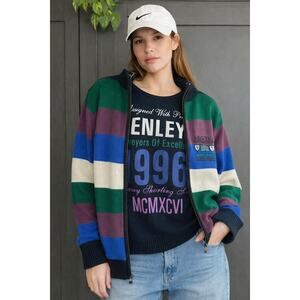 Vintage Arctic Expedition Layered Sweater Set Colorblock Y2K Knit Cardigan